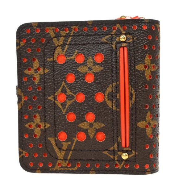 Louis Vuitton Monogram Perfo Compact Zip Wallet M95189 MI0056 144555 - Picture 3 of 12